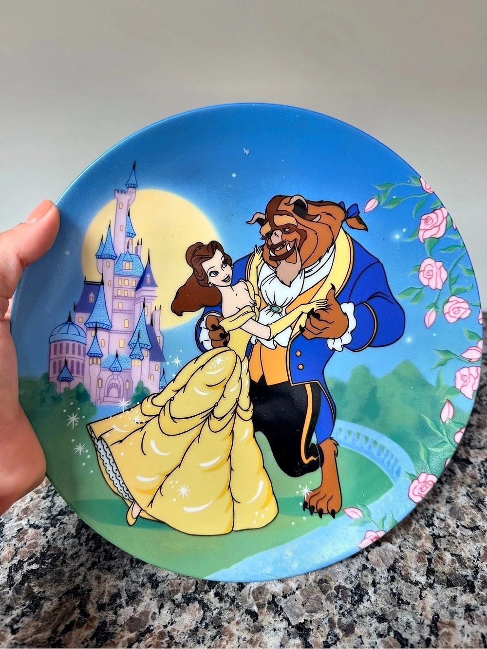 Disney Beauty and the Beast Love's First Dance Collector Plate